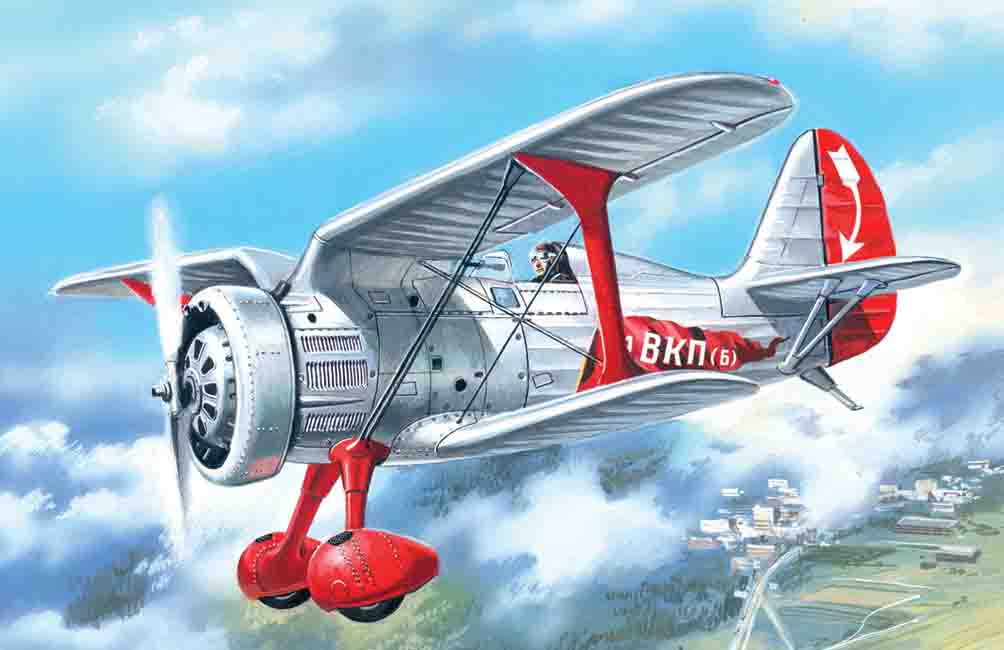 1/72 I-15 Soviet fighter-biplane