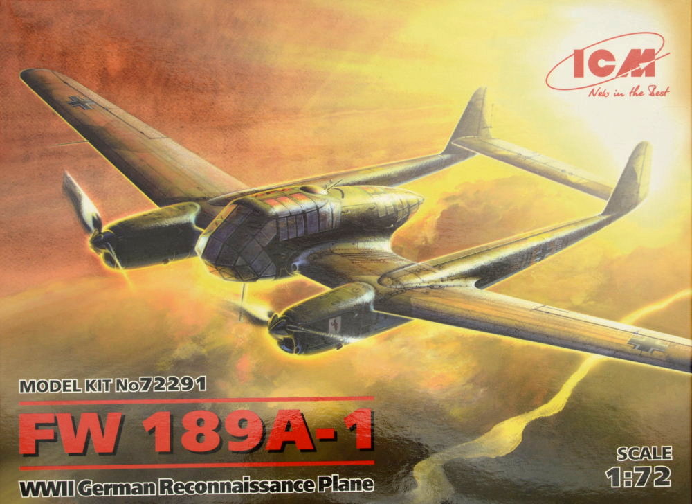 1/72 FW 189A-1 German Reconnaissance Plane WWII