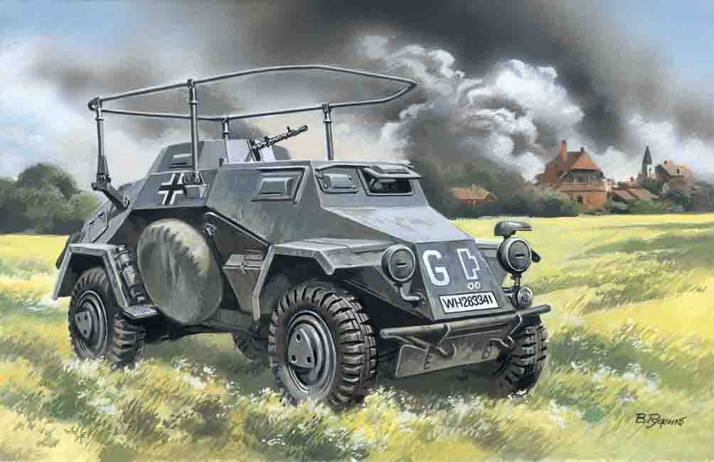 1/72 Sd.Kfz.223 German Radio Communication Vehicle