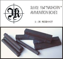 1/35 SdKfz.164 Nashorn ammo boxes (10 pcs.)