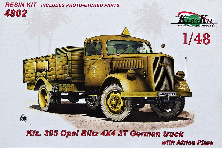 1/48 Kfz.305 Opel Blitz 4x4 3T with Africa Plate