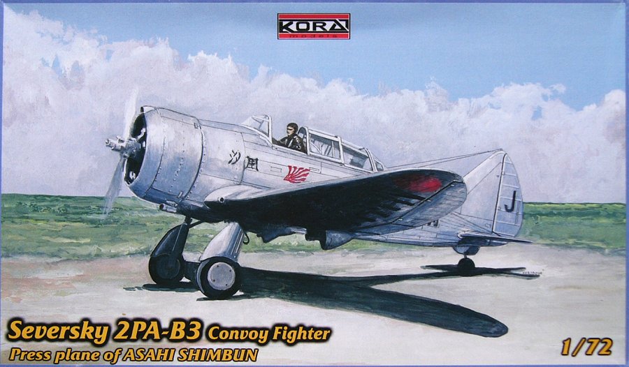 1/72 Seversky 2PA-B3 Convoy Fighter ASAHI SHIMBUN