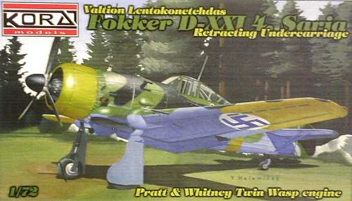 1/72 Fokker DXXI SARJA