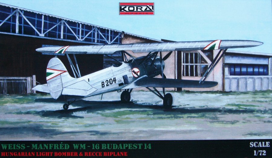 1/72 WM-16 Budapest 14 Hungar.Light Bomber Biplane