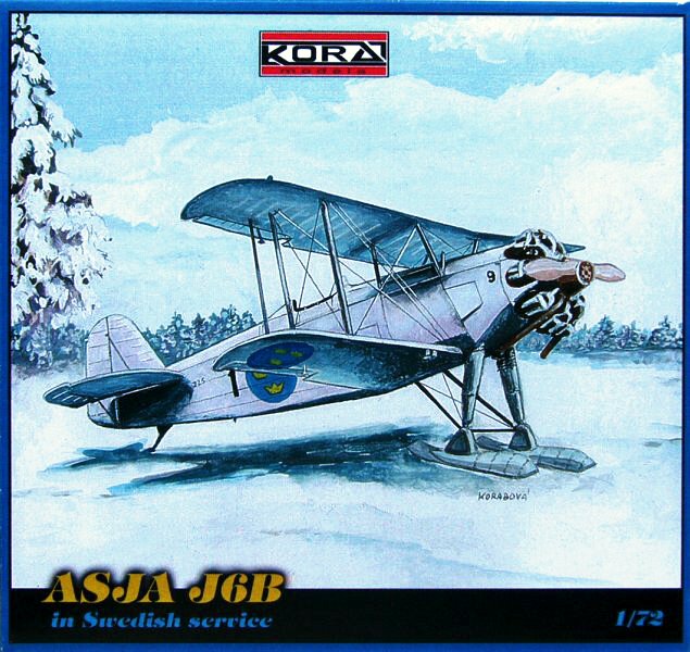 1/72 ASJA J6B in Swedish service (ski)