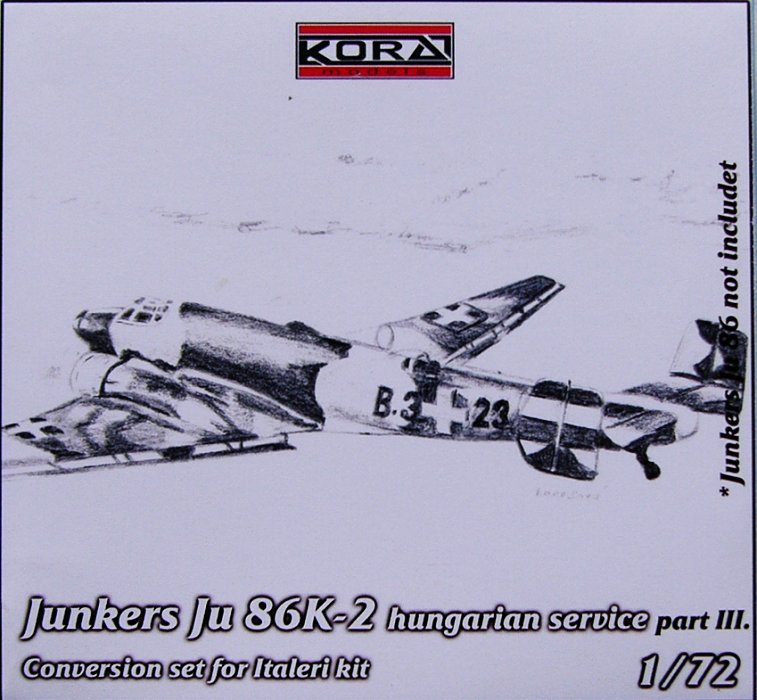 1/72 Junkers Ju 86K-2 Hungary Conv.set (Part III)