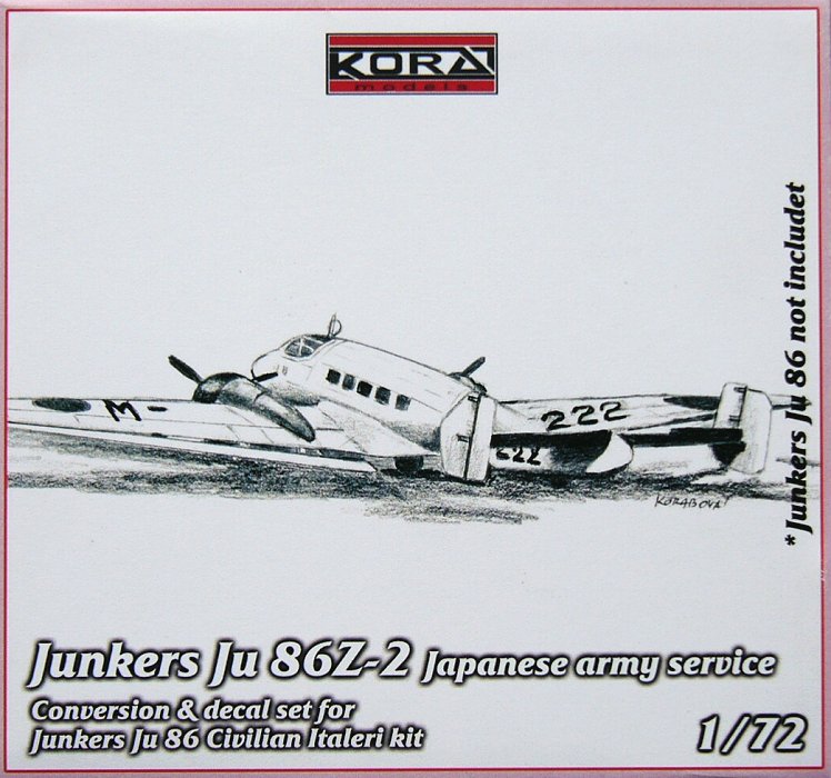 1/72 Ju 86Z-2 Japanese army service - Conv.Set