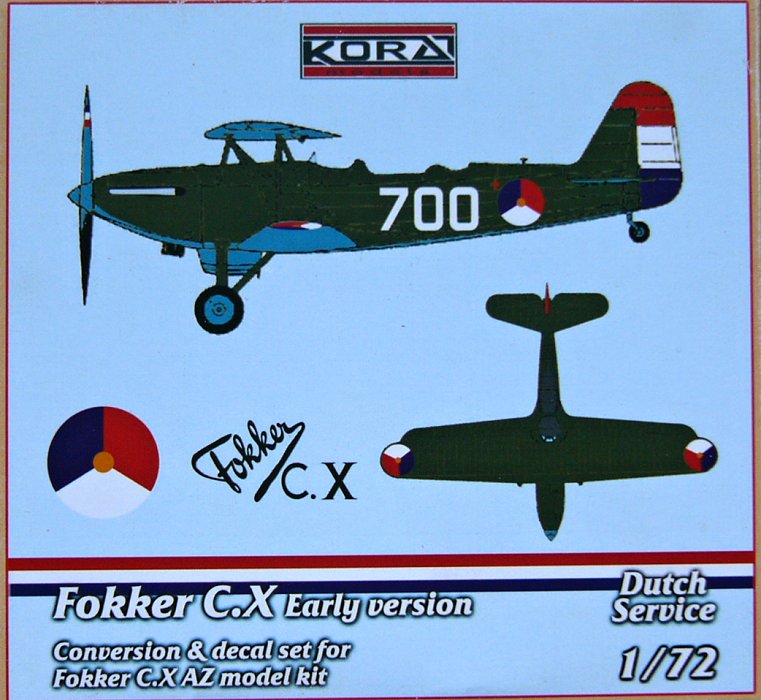 1/72 Fokker C.X Early - Conv.Set (Dutch service)