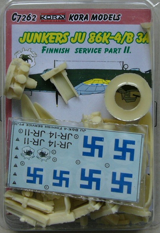 1/72 Ju 86K-4/B3A Finnish - Conv.set (Part II.)