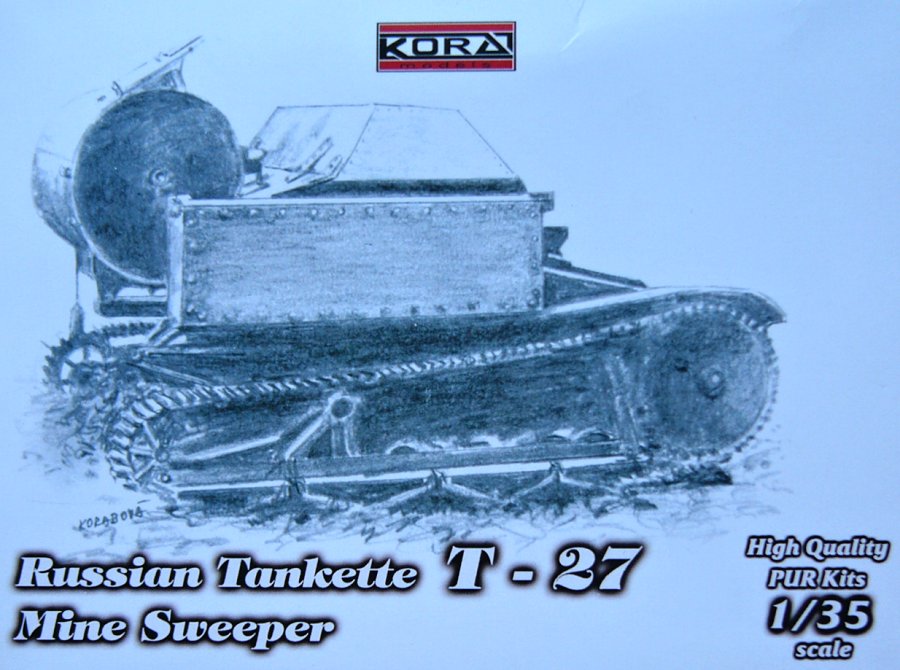 1/35 T-27 Russian Tankette Mine Sweeper