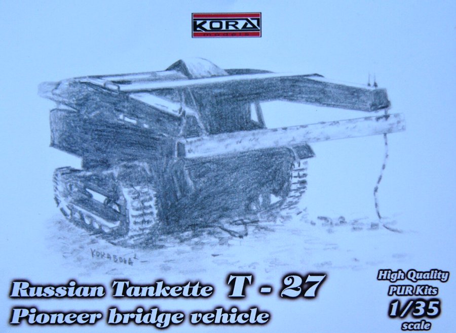 1/35 T-27 Russian Tankette Pioneer bridge vehicle