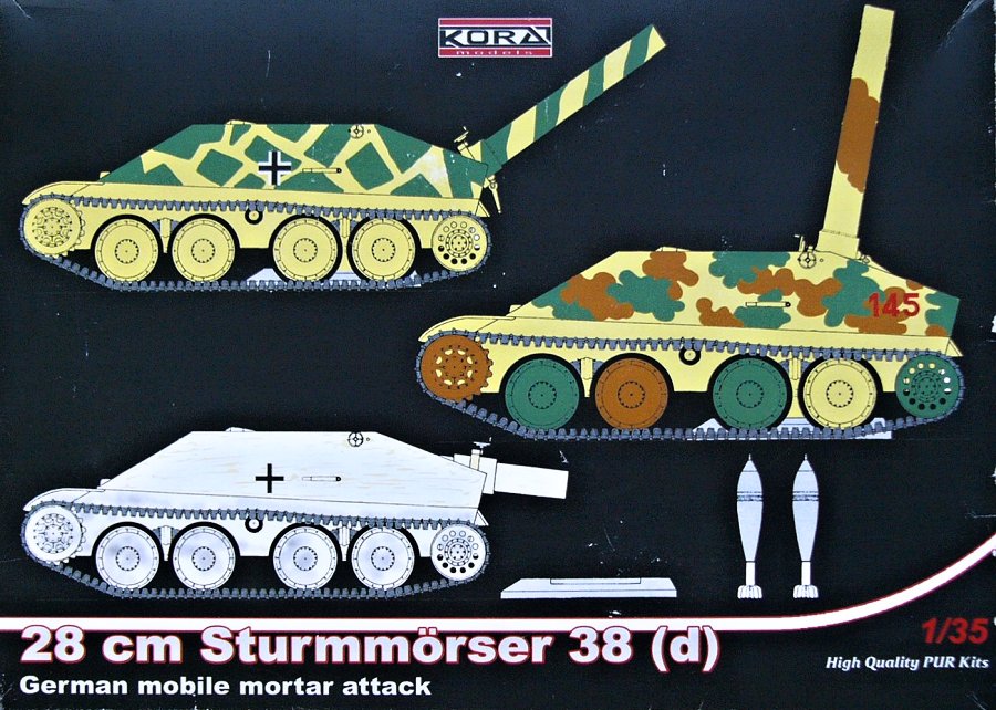 1/35 28cm Sturmmörser 38 (d) German mobile mortar