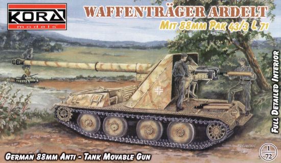 1/72 Waffentrager ARDELT 88mm Pak 43/3 L71