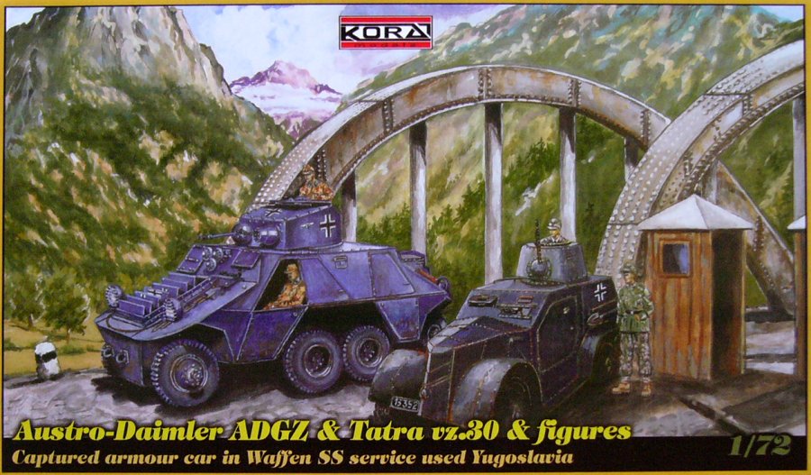 1/72 Austro-Daimler ADGZ & Tatra vz.30 & figures