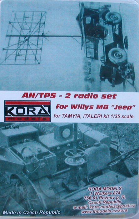 1/35 AN/TPS - 2 radio set Willys MB Jeep (TAM/ITA)