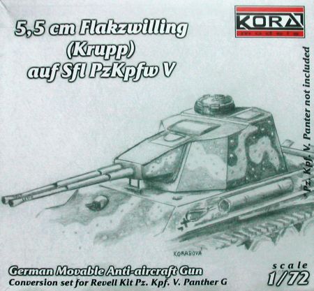 1/72 5,5cm Flakzwilling (Krupp) Sfl PzKpfw V