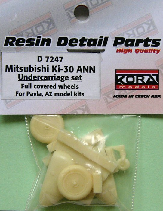 1/72 Mitsubishi Ki-30 ANN full covered wheels (AZ)