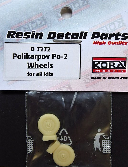 1/72 Wheels for Polikarpov Po-2