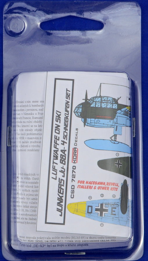 1/72 Junkers Ju-88A-4 Ski Conversion set&decal