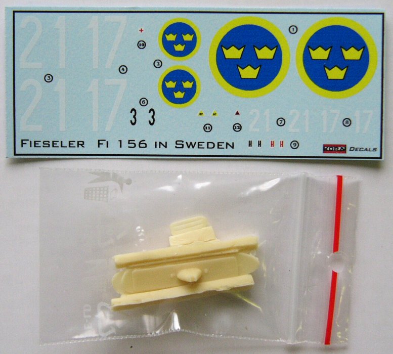 1/72 Decals Fi 156 Storch (Swedish service)