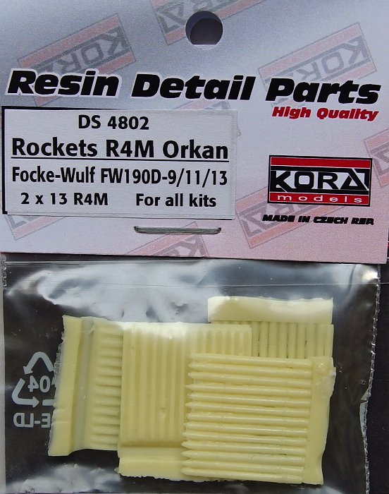 1/48 Rockets R4M Orkan FW 190D-9/11/13 (2x13 pcs.)