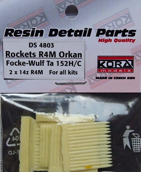 1/48 Rockets R4M Orkan FW TA-152H/C (2x 14 pcs.)