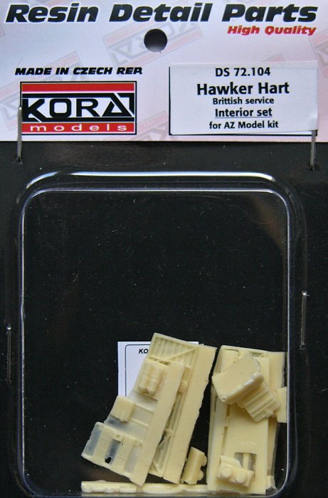 1/72 Hawker Hart British - Interior set (AZ)