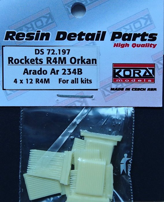 1/72 Rockets R4M Orkan Ar 234B (4x 12 pcs.)