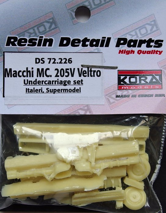 1/72 Macchi MC.205 Veltro Undercar.set (ITAL/SUPM)