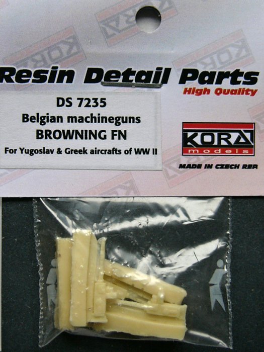 1/72 Browning FN for Yugoslav&Greek aircrafts WWII