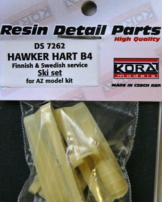 1/72 H.Hart B4 Finnish&Swedish serv. Ski set (AZ)