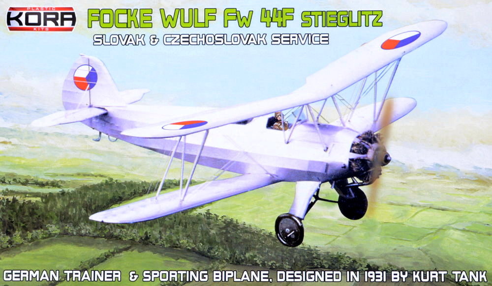 1/72 Fw 44F Stieglitz Slovak&Czechoslov. (4x camo)