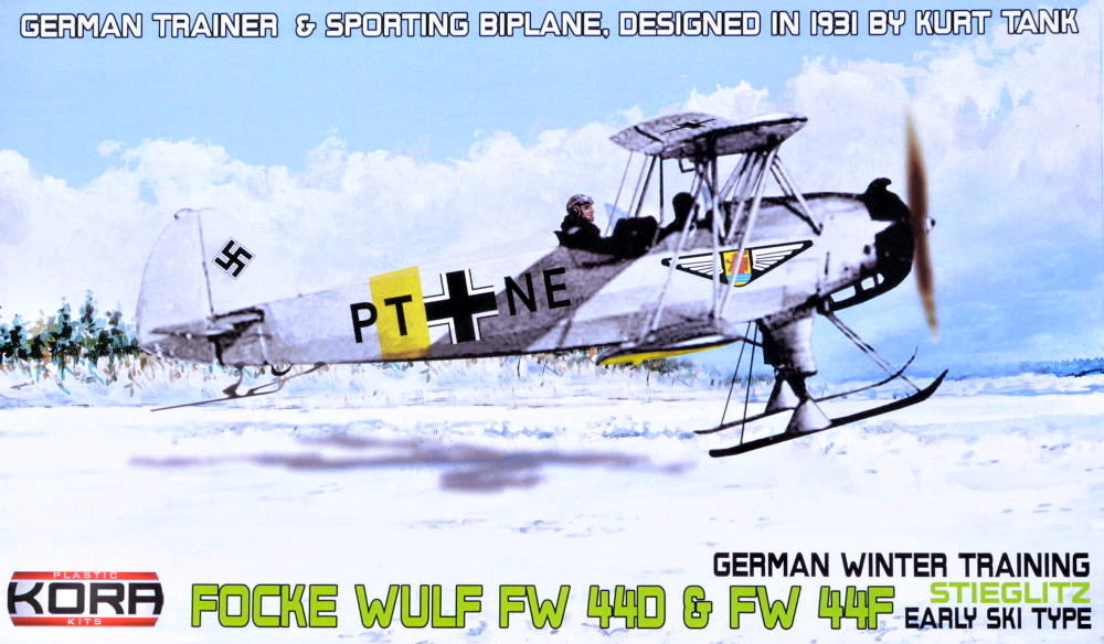 1/72 Fw 44D/44F Germany Early Ski Type (4x camo)