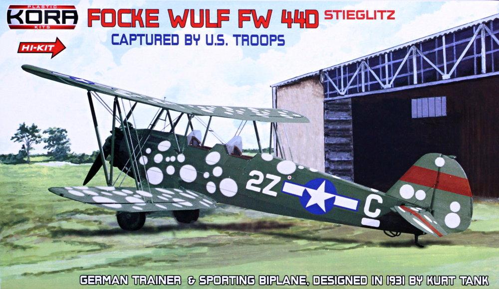 1/72 Fw 44D Captured by US Troops (HI-KIT)