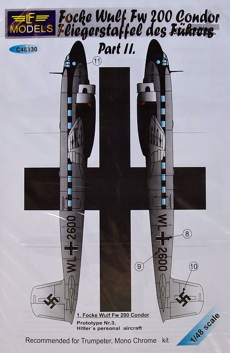 1/48 Decals Focke Wulf Fw 200 Condor (TRUMP) II.