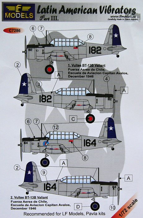 1/72 Decals Latin American Vibrators - Part III.