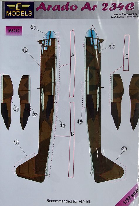 1/32 Mask Arado Ar 234C (FLY)