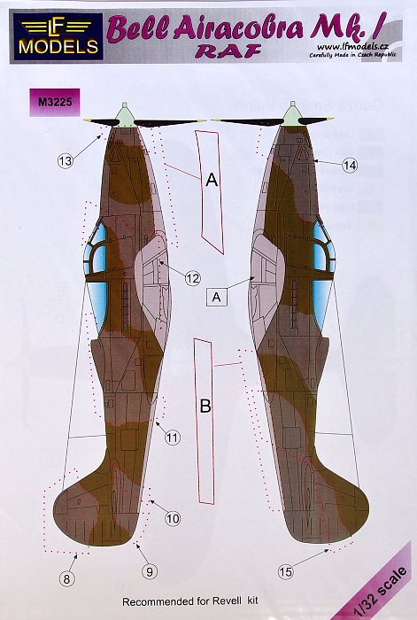 1/32 Mask Bell Airacobra Mk.I RAF (REV)