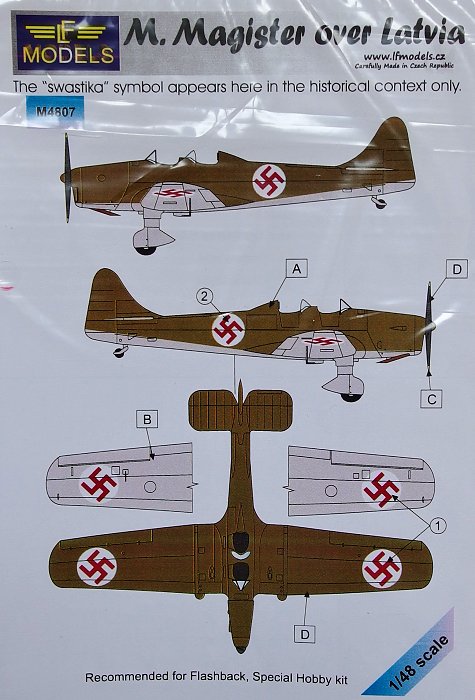 1/48 Mask Miles Magister over Latvia (SP.HOBBY)