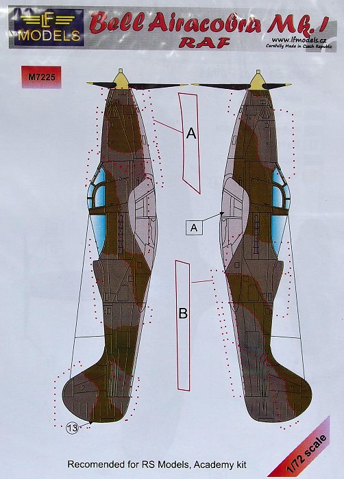 1/72 Mask Bell Airacobra Mk.I RAF (ACAD/RSMOD)