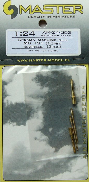 1/24 German aircraft mach.gun MG 131 barrels 2pcs