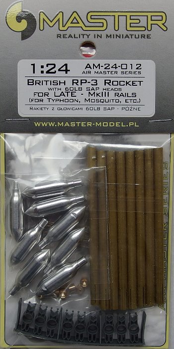 1/24 British RP-3 Rocket w/ 60lb SAP heads (late)