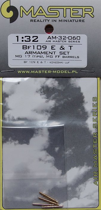 1/32 Bf 109 E&T arm.set (MG 17 tips,MG FF barrels)