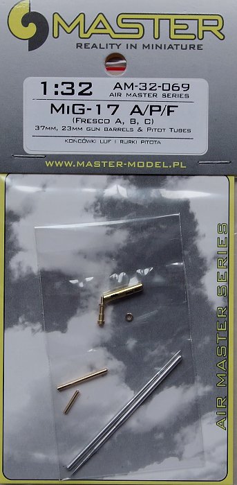 1/32 MiG-17A/P/F (Fresco A,B,C) gun barrels&pitots