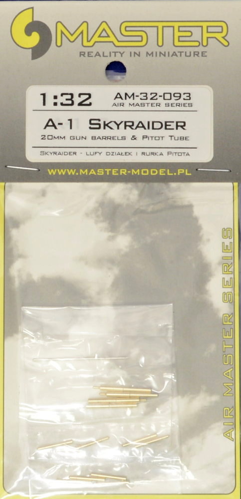 1/32 A-1 Skyraider 20mm cannon barrels&pitot tube