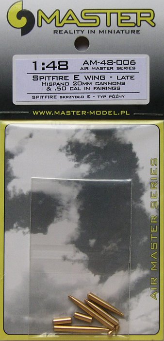 1/48 S.Spitfire E wing late-Hispano 20mm & .50cal