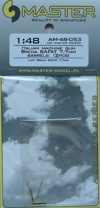 1/48 Italian MG Breda SAFAT 7,7mm barrels (2pcs)