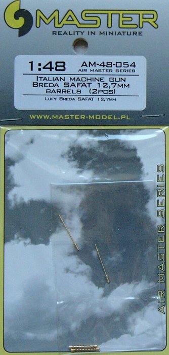 1/48 Italian MG Breda SAFAT 12,7mm barrels (2pcs)