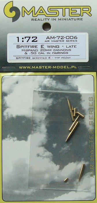 1/72 S.Spitfire E wing late Hispano 20mm & .50cal