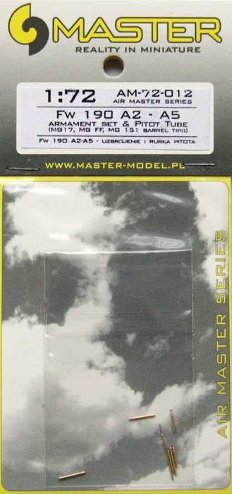 1/72 Fw 190 A2-A5 armament set & Pitot Tube